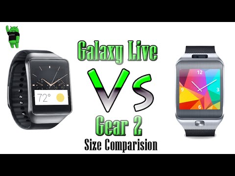 Gear Live vs Gear 2 (Size Comparison)