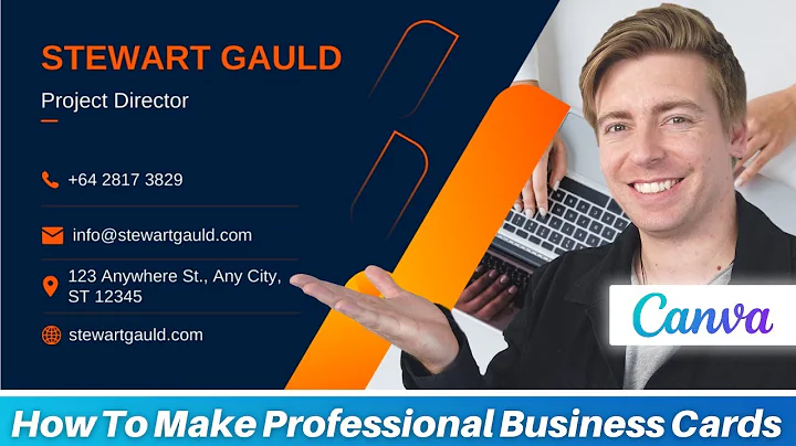 How To Make PROFESSIONAL Business Cards | Canva Tutorial (Beginners Guide)