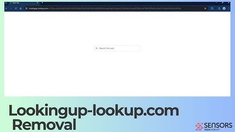 Lookingup-lookup.com Search Virus - How to Remove It? [Easy Guide]