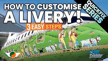 Customise a Livery for Microsoft Flight Simulator in 3 Easy Steps