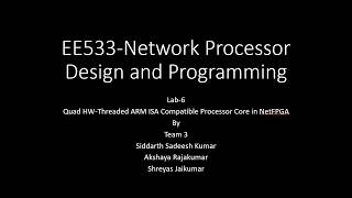 EE533 Lab 6 Team 3