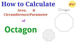 How to find Area of Octagon || How to find Circumference or Parameter of Octagon [Hindi/Urdu]