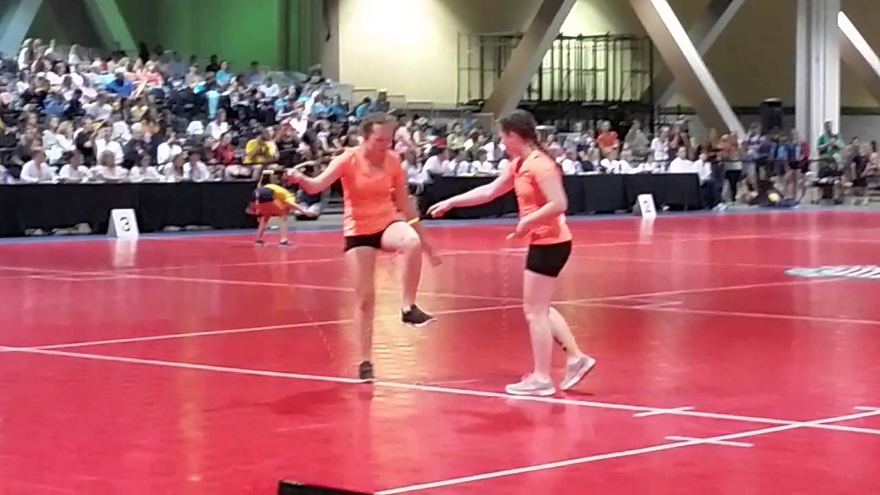 Pairs jump rope at Nationals YouTube
