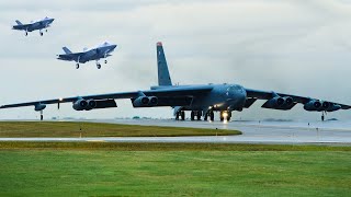 The Final Warning: B-52 Bombers and F-35 Fighters Arrive at the Ukrainian