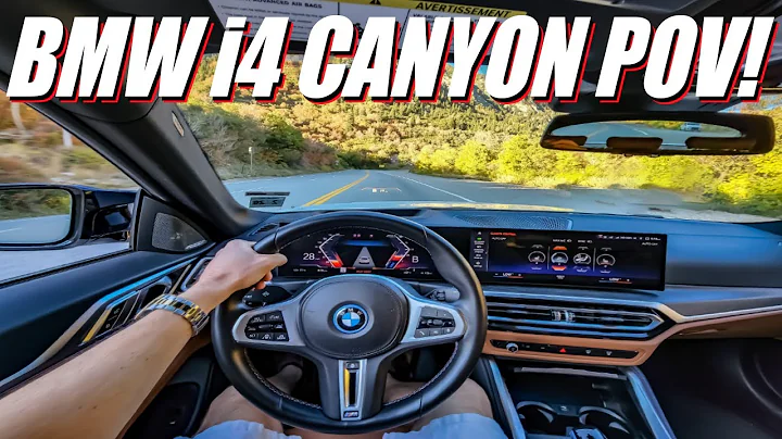 BMW i4 M50 POV drive! *walkaround, acceleration, dynamic sounds, handling, regen braking, pricing*