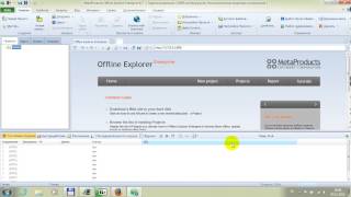 запуск Offline Explorer Enterprise 6