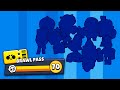 GANHEI 11 NOVOS BRAWLERS ZERANDO O BRAWL PASS!! MINHA NOVA CONTA BRAWL STARS