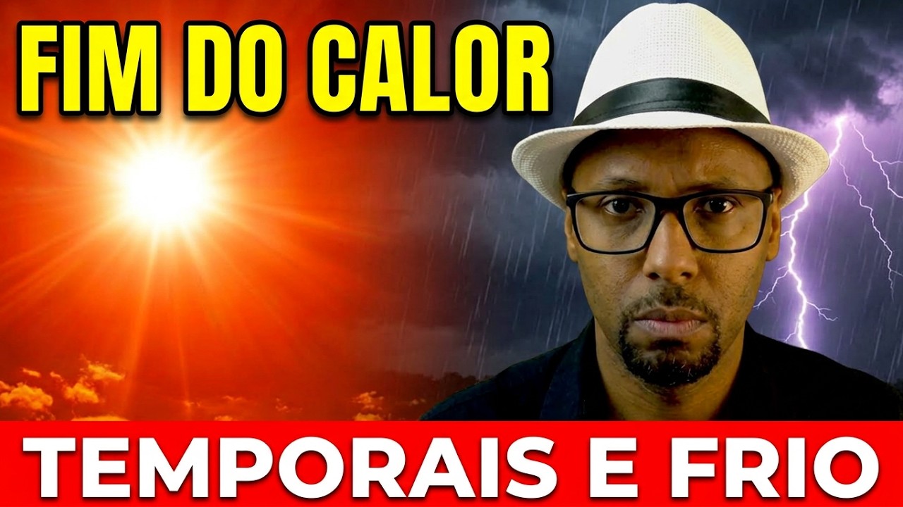 ALERTA NO SUDESTE: Choque Térmico de 15°C e Chuva Forte no Fim de Semana