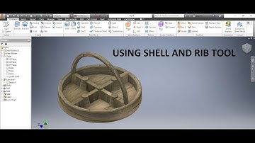 AUTODESK INVENTOR for Beginners TUTORIALL 8 (SHELL and RIB TOOL)