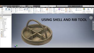 AUTODESK INVENTOR for Beginners TUTORIALL 8 (SHELL and RIB TOOL)