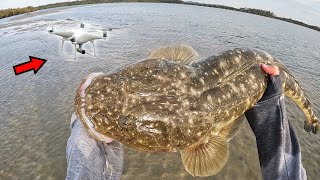 Drone Fishing for GIANT Topwater Fish!?!