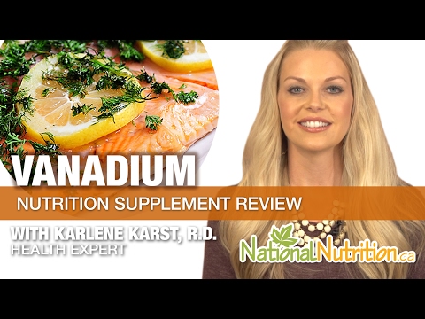 Vanadium for Type 2 Diabetes & Blood Sugar - Professional Supplement Review | National Nutrition