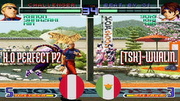 FT5 @kf2k2pls: K.O PERFECT P2 (PE) vs [TSK]-WUALIN. (MX) [KOF 2002 Plus kf2k2 Fightcade] Apr 9