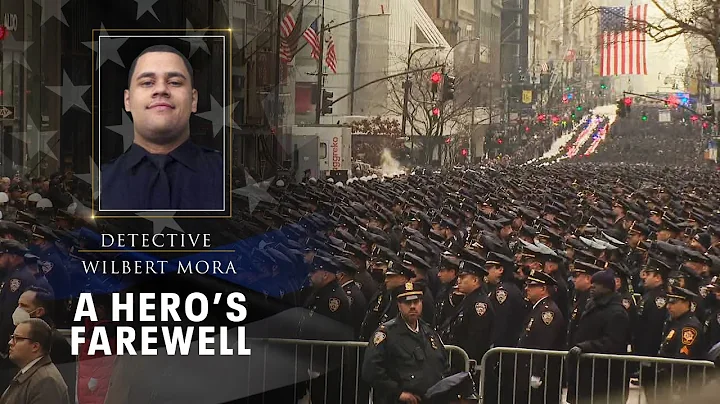 Funeral for NYPD Detective Wilbert Mora at St. Pat...