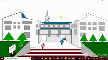 Computer Graphics Project by students: WKU Library using OpenGL with source code