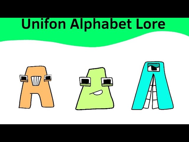 Whole unifon alphabet lore part 1 (credits to @ChrisMcLean101 ) 