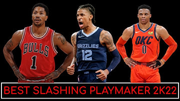 BEST SLASHING PLAYMAKER BUILDS ON 2K22 (BEST ISO GUARD BUILD)