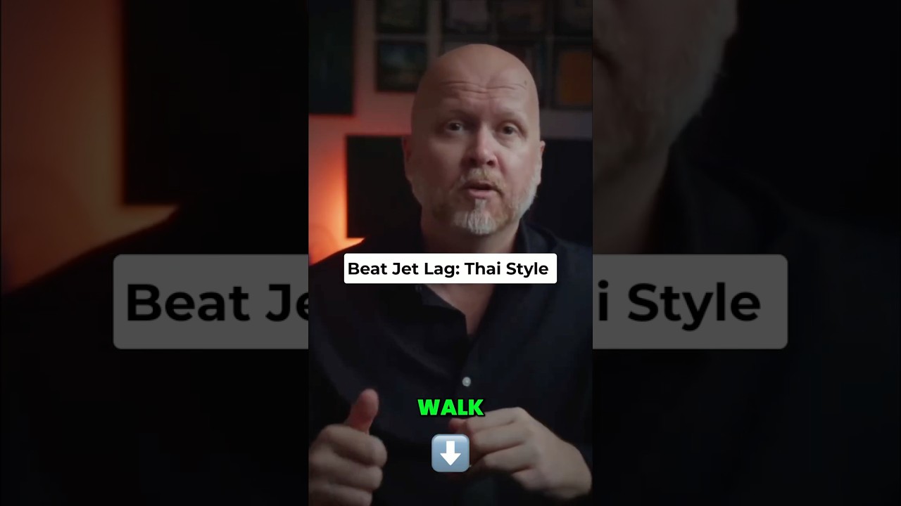 Beat Jet Lag FAST: My Thai Routine Revealed! #shorts