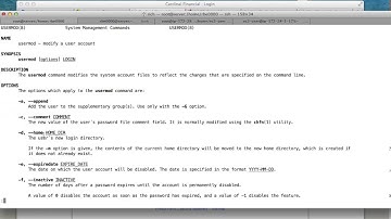Linux: adding modifying and removing users