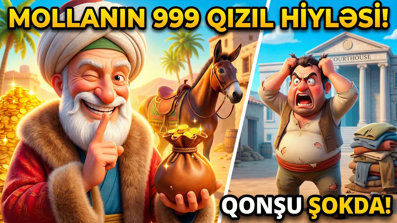 🔥 Qonşu Molla Nəsrəddinə 999 Qızıl Atdı, Peşman Oldu! – Məhkəmədə Möhtəşəm Cavab 😂