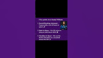 Sunita Williams: Defying Gravity, Breaking Records! 🚀🌍