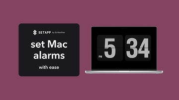 How to Set an Alarm on MacBook