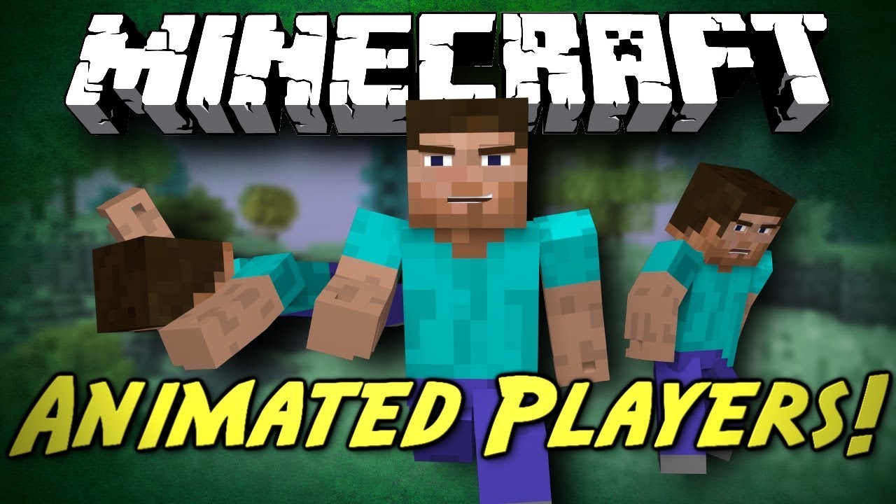 PLAYER ANIMATION MOD in MCPE 0.14.0!!! - Swimming, Flying & MORE