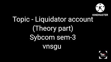 @dearmitroo , LIQUIDATOR ACCOUNT SYBCOM SEM-3 VNSGU