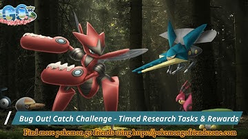 Bug Out! Catch Challenge - Special Research Task and Rewards(Pokemon Go)