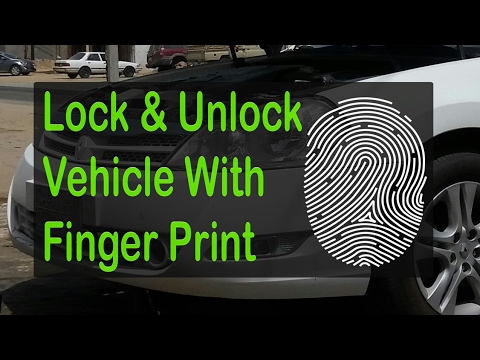 फिंगर प्रिंट से वाहन को लॉक और अनलॉक करें