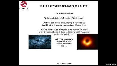 The role of types in refactoring the internet and Structural type theory of higher-order languages