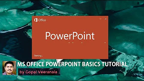 Microsoft Office Powerpoint Basics Video Lesson in Telugu by Sujismartsolutions