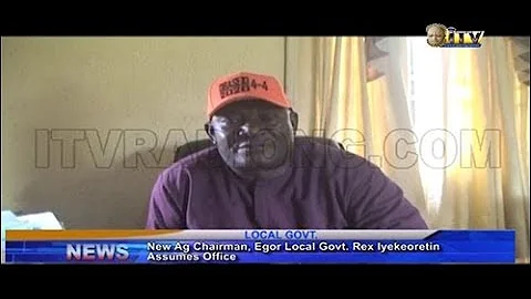New Ag. Chairman, Egor Local Govt. assumes office