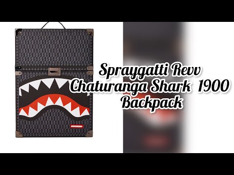 Unboxing Sprayground Spraygatti Revv Chaturanga Shark 1900