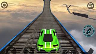 IMPOSSIBLE CAR 3D STUNT TRACKS 2018 - Android / iOS Gameplay - Stunt Car Racing Game screenshot 3