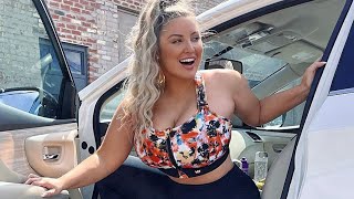 American model Ashley Alexiss , Brand Ambassador, Curvy Outfit, Instagram Star