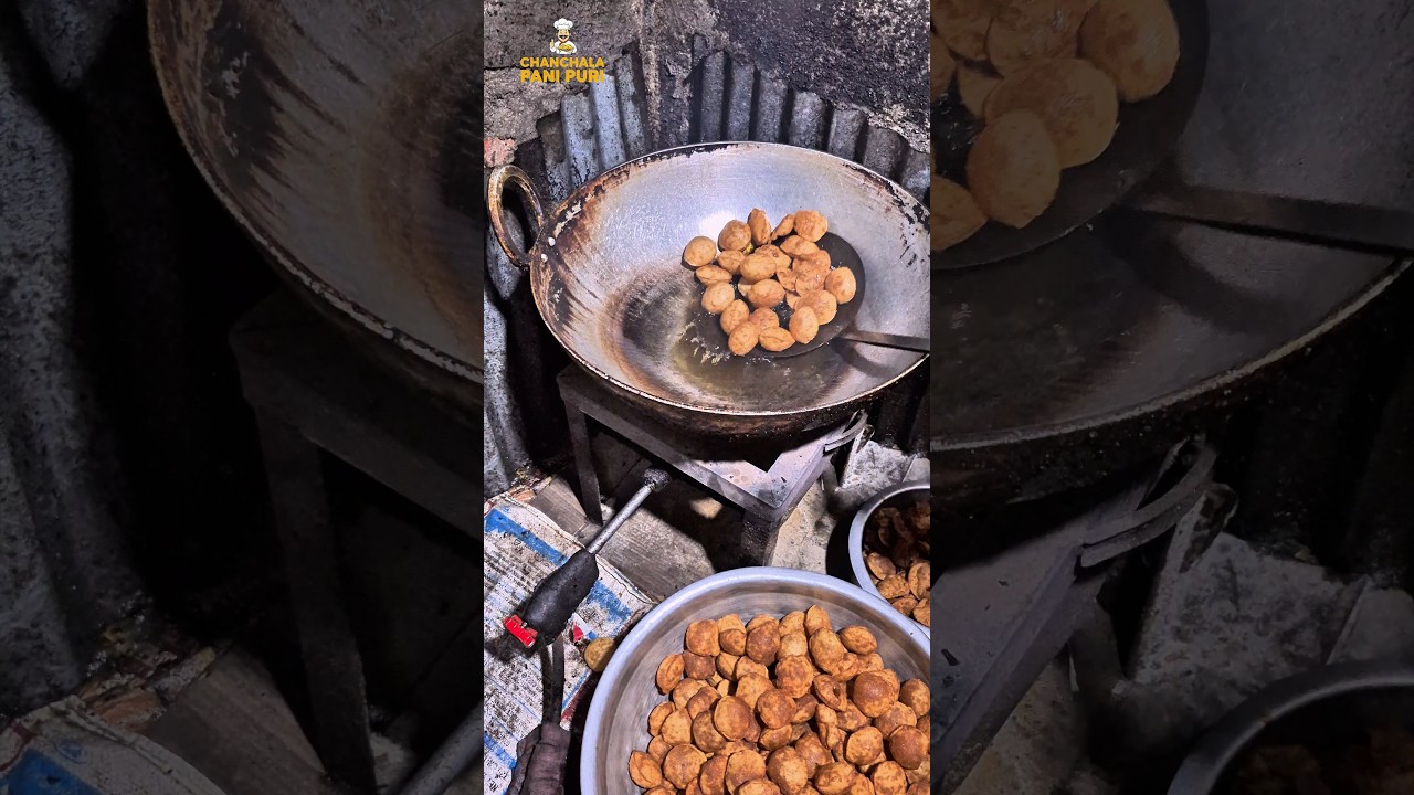 Fuchka Vajar Poddhoti. Panipuri Fry Karne Ka Tadika. 