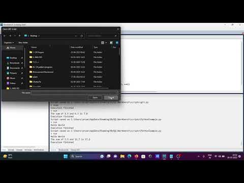 How to run python script in MySQL workbench
