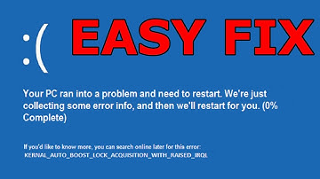 Kernel Auto Boost Lock Acquisition with Raised IRQL - BSOD in Windows 10