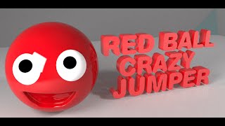 unity3d Reskin example- Red ball crazyJumper screenshot 1