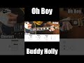 Oh Boy Buddy Holly Guitar Chords #Shorts