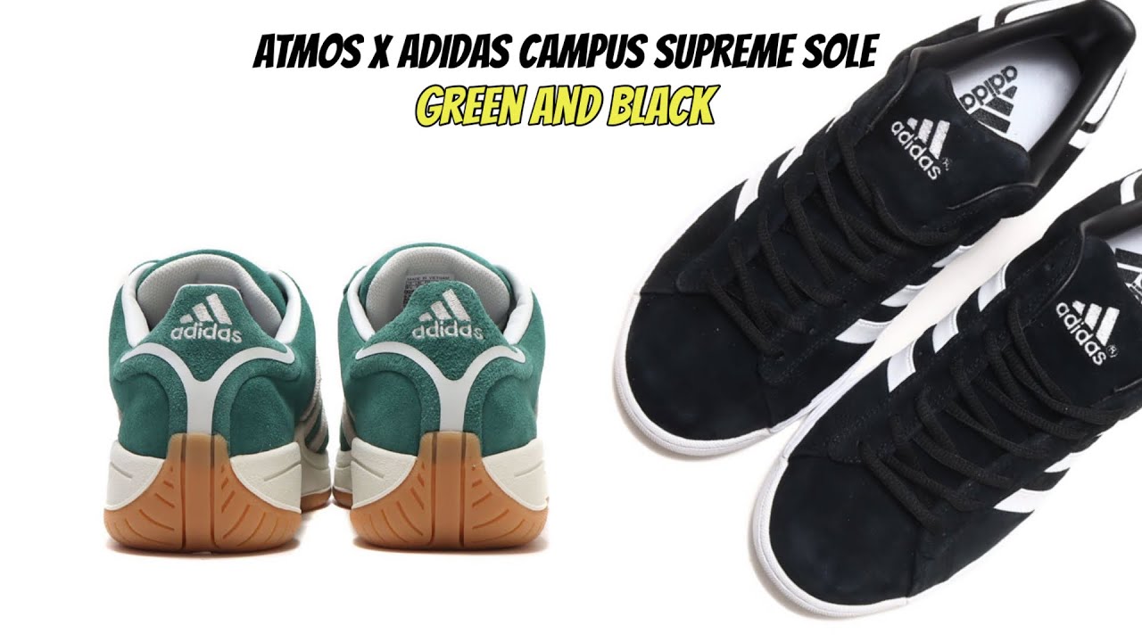 atmos x adidas Campus Supreme (Black