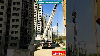 Zoomlion Escorts Mobile Crane 75 Ton Capacity #shorts #mechanical #zoomlion #escorts #mobilecrane