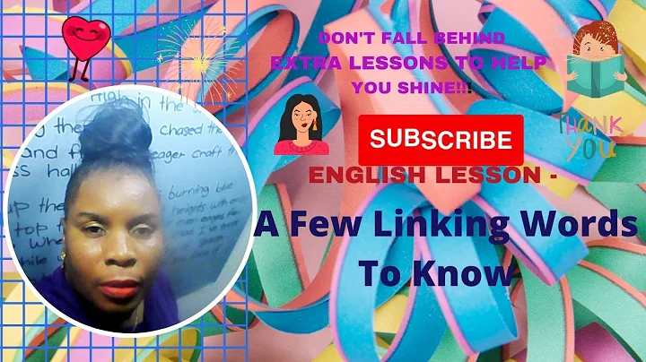 English Lesson - LINKING WORDS TO KNOW #236