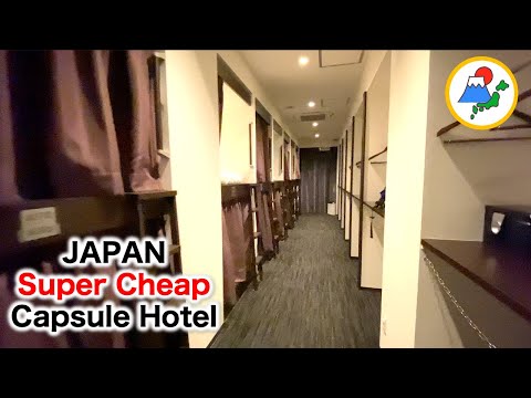 Nakšņošana Osakas kapsulu viesnīcā ($20/nakts) | Tas ir lielisks darījums💰