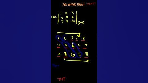 TRICK to find Determinant of 3×3 Matrix in 10 seconds #class12 #cbseclass12 #nda2023  #mathstricks