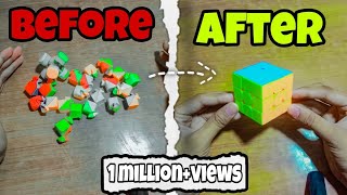 Assemble your cube | Easy 😀 | slow tutorial - Cow Cuber