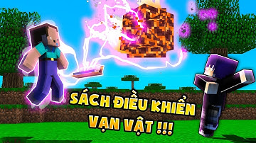 NOOB THỬ THÁCH TROLL OP TEAM BẰNG SÁCH ĐIỀU KHIỂN VẠN VẬT (Huy Noob Minecraft)