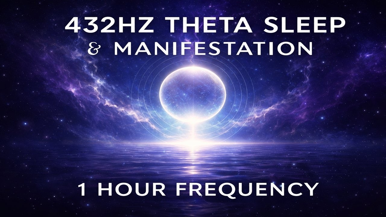 432Hz Deep Sleep & Manifestation Frequency | Theta Binaural Beats (1 Hour)