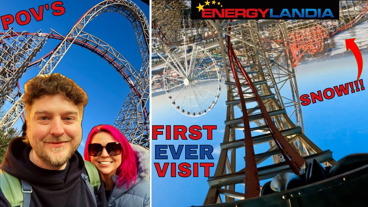 First Ever Visit Energylandia FIRST EVER VISIT Vlog | Roller Coasters In The Snow ...